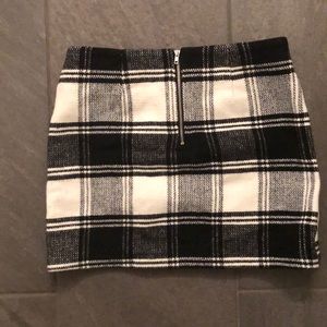 Skirts - Plaid fleece skirt Skirts - Plaid fleece skirt